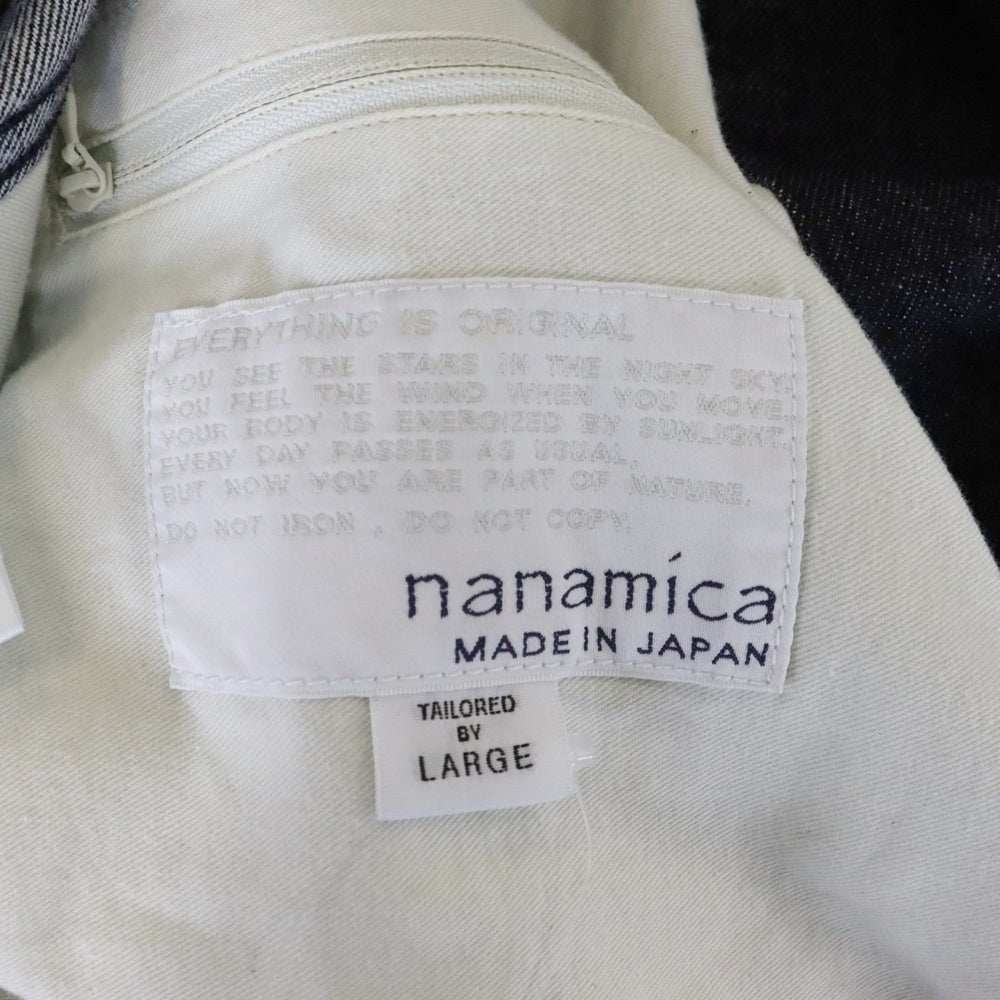 nanamica(ナナミカ) Short Denim Jacket デニムジャケット インディゴ SUAS402