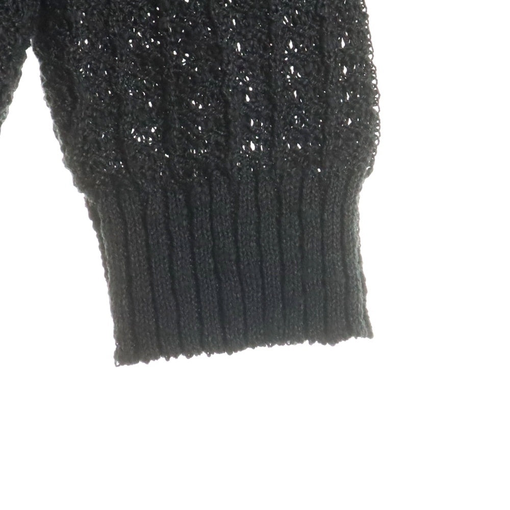 AROUSAL(アローサル) Cardigan シースルー ネップカーディガン ブラック 23FW-KT02