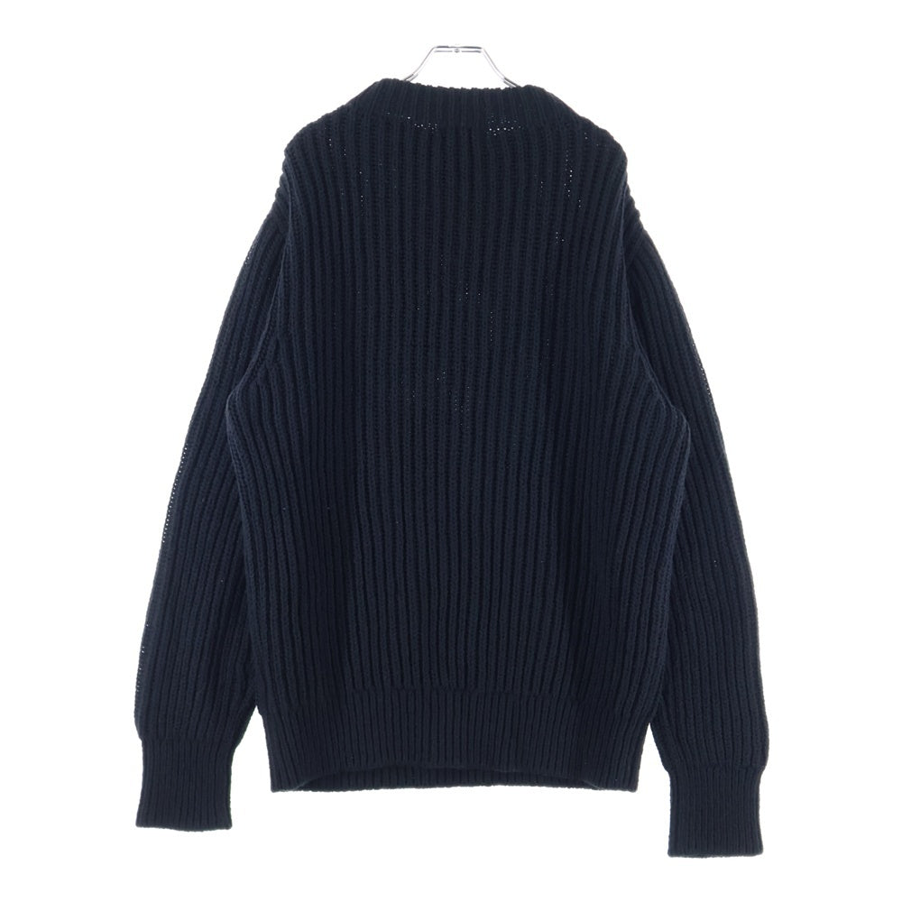 NO BRAND(ノーブランド) NEUTRALWORKS. ニュートラルワークス Fisherman Sweater フィッシャーマン ニットセーター ブラック KSU32221