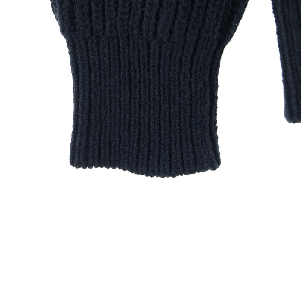 NO BRAND(ノーブランド) NEUTRALWORKS. ニュートラルワークス Fisherman Sweater フィッシャーマン ニットセーター ブラック KSU32221