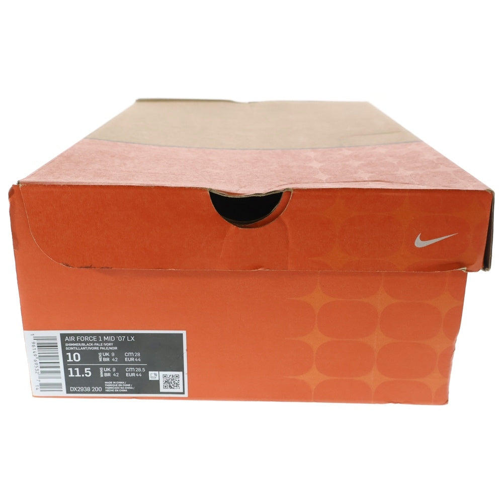 NIKE(ナイキ) AIR FORCE1 MID '07LX エアフォース1 居酒屋 ミッドカットスニーカー ベージュ US10/28cm DX2938-200
