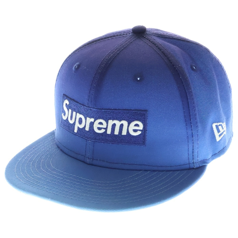 SUPREME(シュプリーム) 23SS × NEW ERA GRADIENT BOX LOGO ×ニューエラ グラディエント ボックス ロゴ ベースボールキャップ 帽子 ブルー