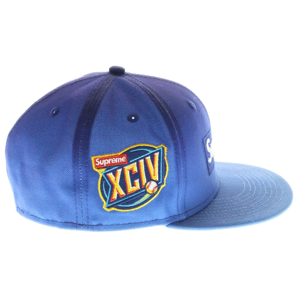 SUPREME(シュプリーム) 23SS × NEW ERA GRADIENT BOX LOGO ×ニューエラ グラディエント ボックス ロゴ ベースボールキャップ 帽子 ブルー