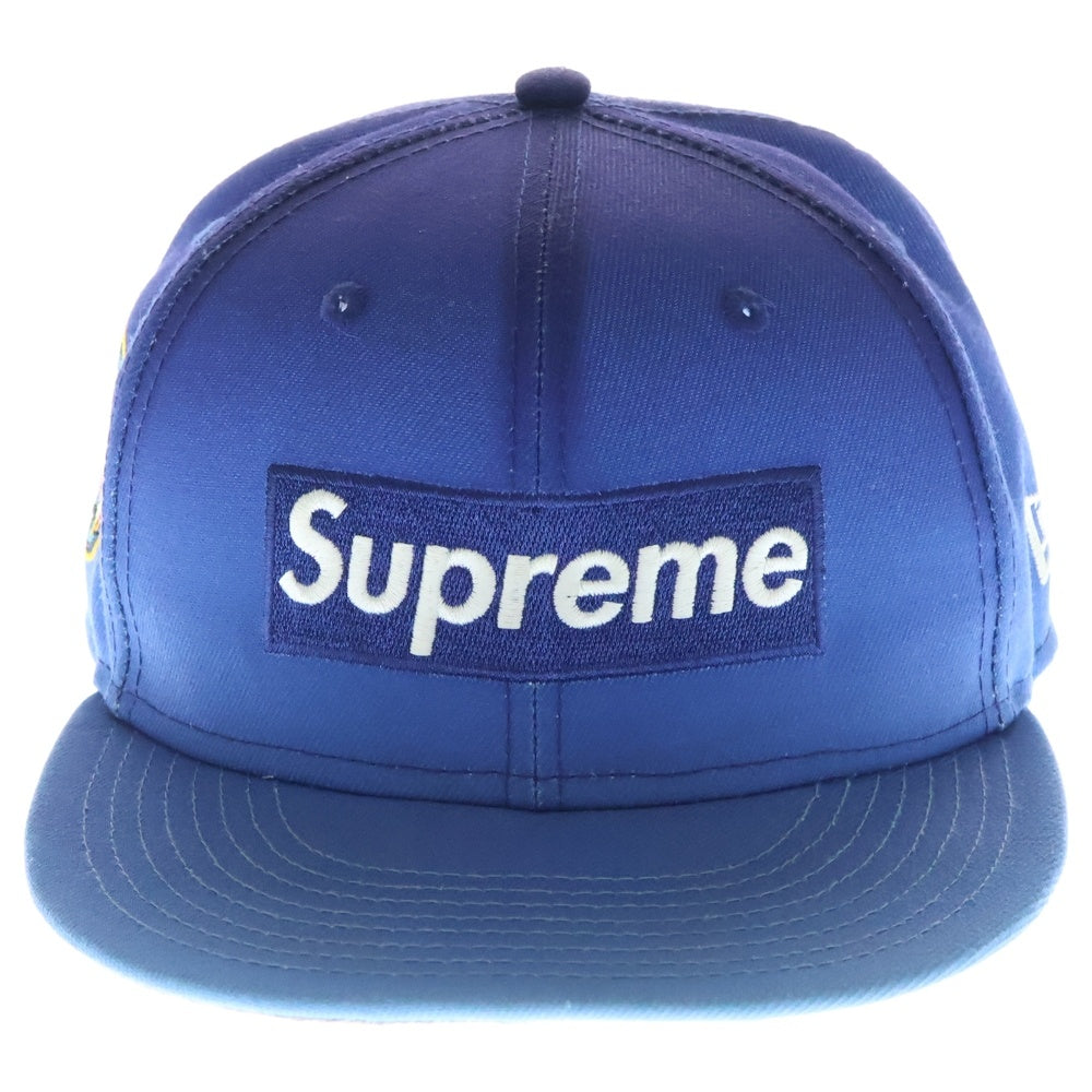 SUPREME(シュプリーム) 23SS × NEW ERA GRADIENT BOX LOGO ×ニューエラ グラディエント ボックス ロゴ ベースボールキャップ 帽子 ブルー