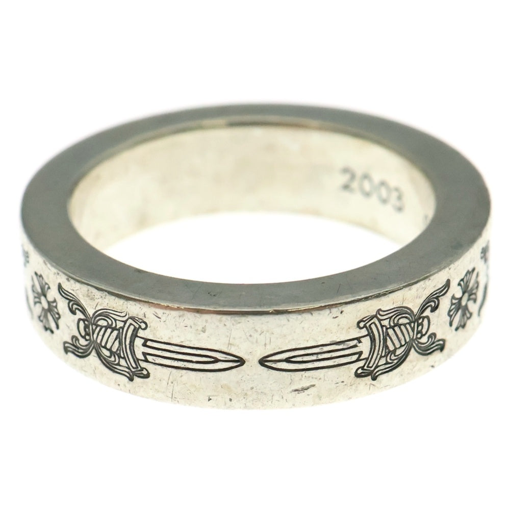 CHROME HEARTS(クロムハーツ) 6mm SPACER DAGGER 6mmスペーサーリング ダガー シルバー BCA335