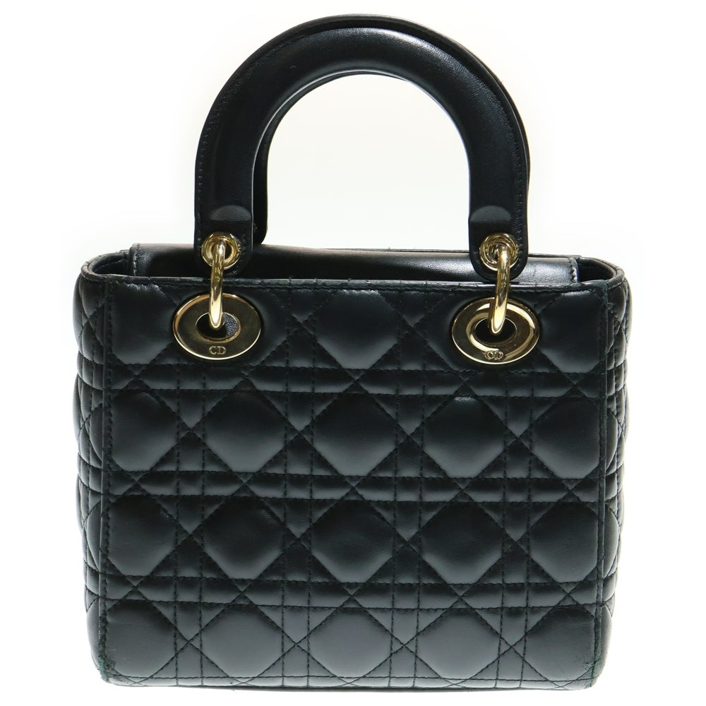 DIOR(ディオール) レディディオール スモール 2WAY ショルダーバッグ ハンドバッグ ブラック
