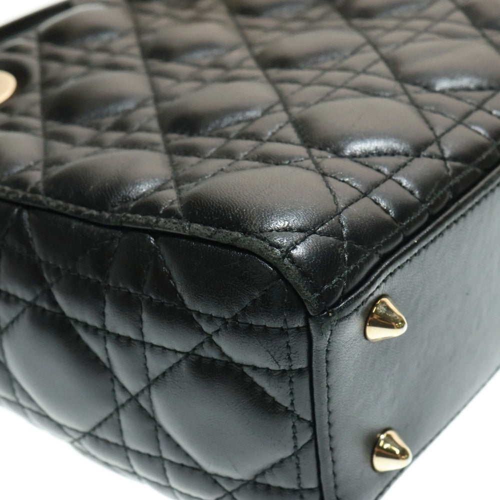 DIOR(ディオール) レディディオール スモール 2WAY ショルダーバッグ ハンドバッグ ブラック