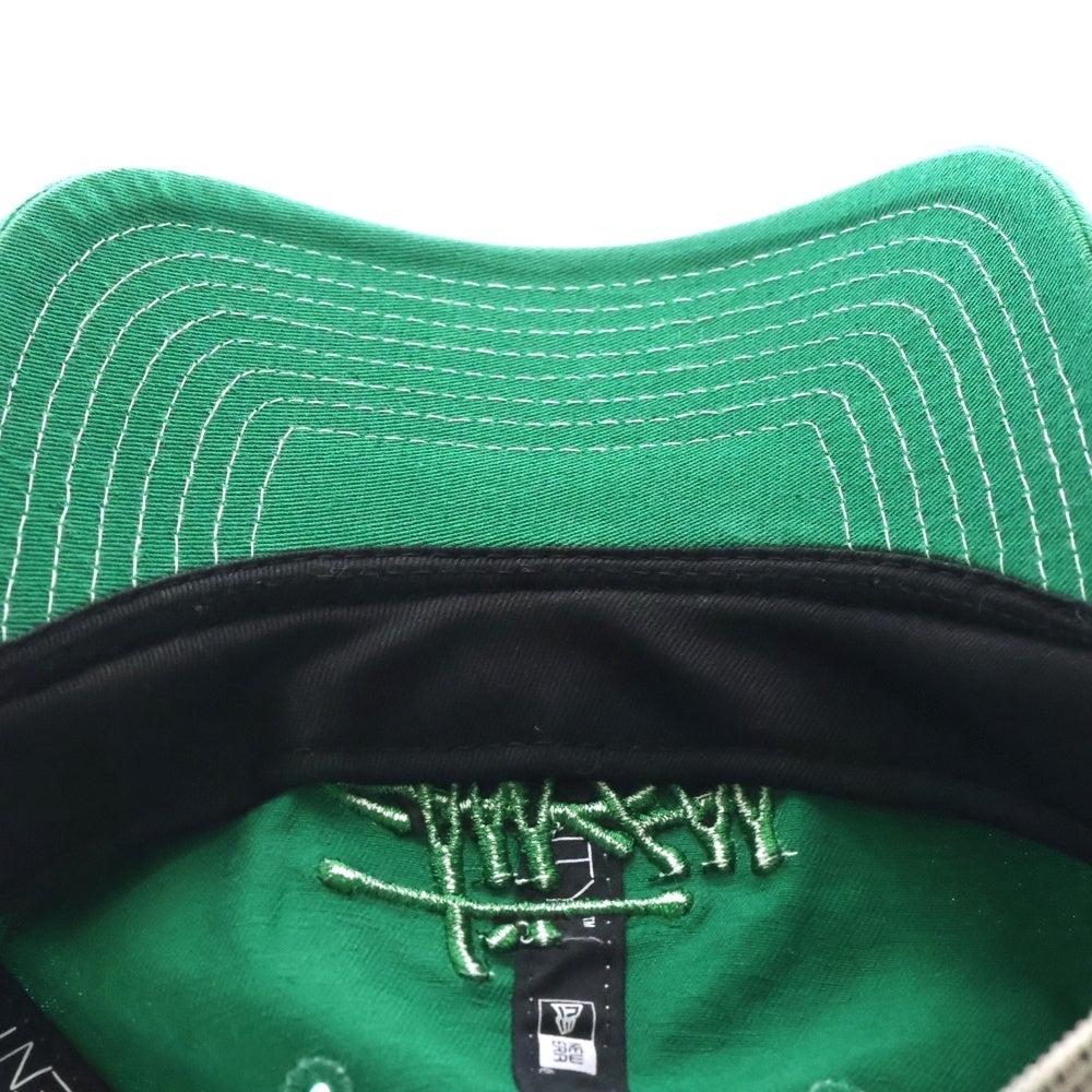 STUSSY(ステューシー) ×NEWERA BASIC TRUCKER CAP ニューエラ ベーシック トラッカー キャップ 帽子 グリーン 1311164