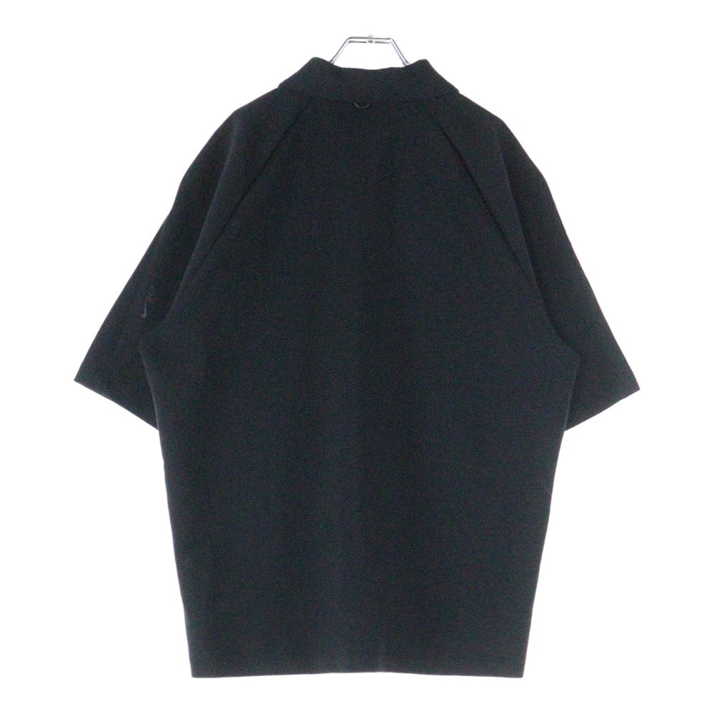 NIKE(ナイキ) ドライフィット ハーフジップ 半袖シャツ ブラック IF2909-010