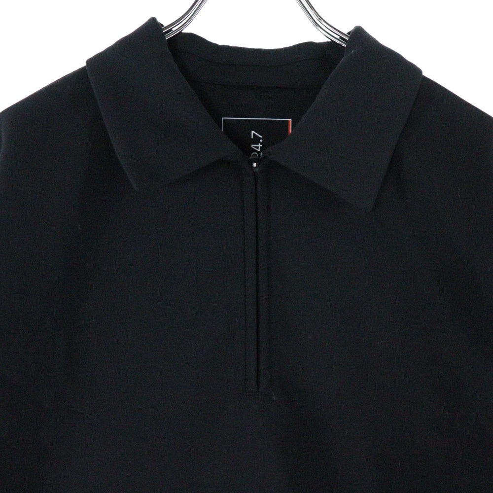 NIKE(ナイキ) ドライフィット ハーフジップ 半袖シャツ ブラック IF2909-010