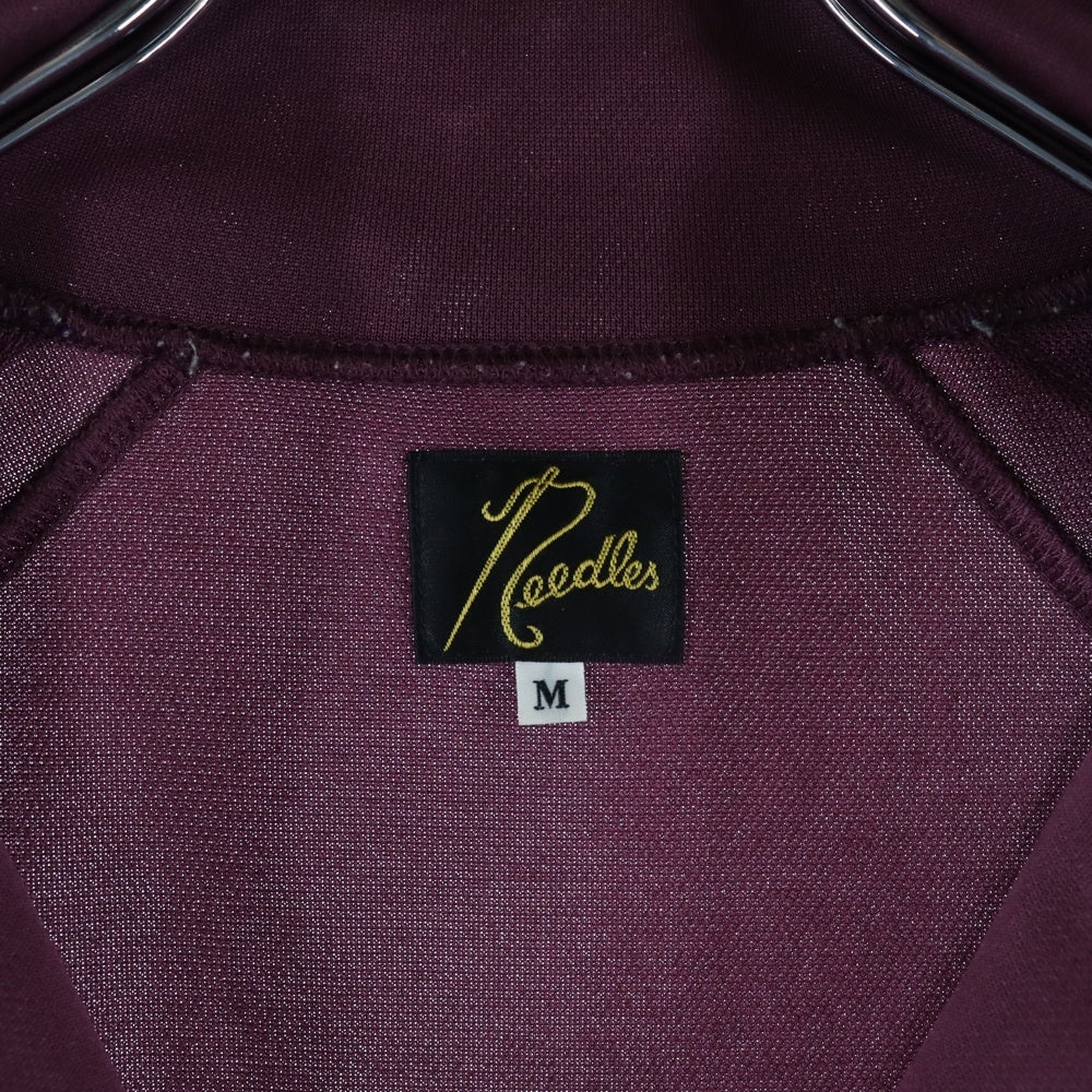 Needles(ニードルス) 24SS Track Jacket ロゴ刺繍 トラックジャケット バーガンディ NS244