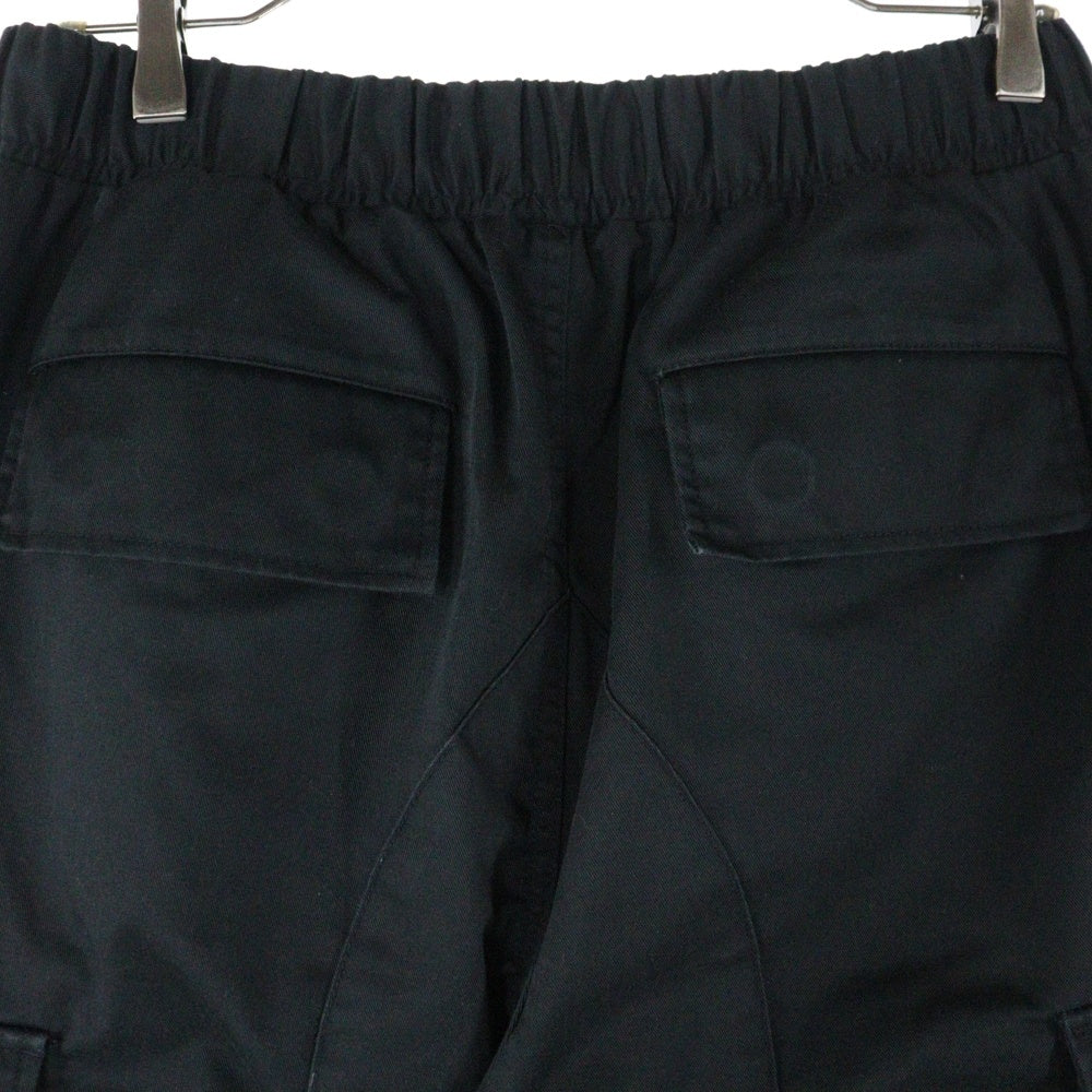 Danke Schon(ダンケシェーン) 23AW PREMIUM TC TWILL CARGO PANTS ツイルカーゴパンツ ブラック UNS23AW-007