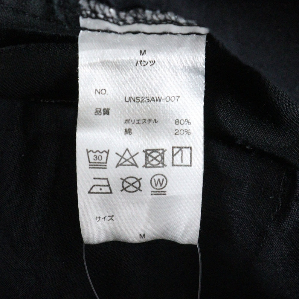 Danke Schon(ダンケシェーン) 23AW PREMIUM TC TWILL CARGO PANTS ツイルカーゴパンツ ブラック UNS23AW-007