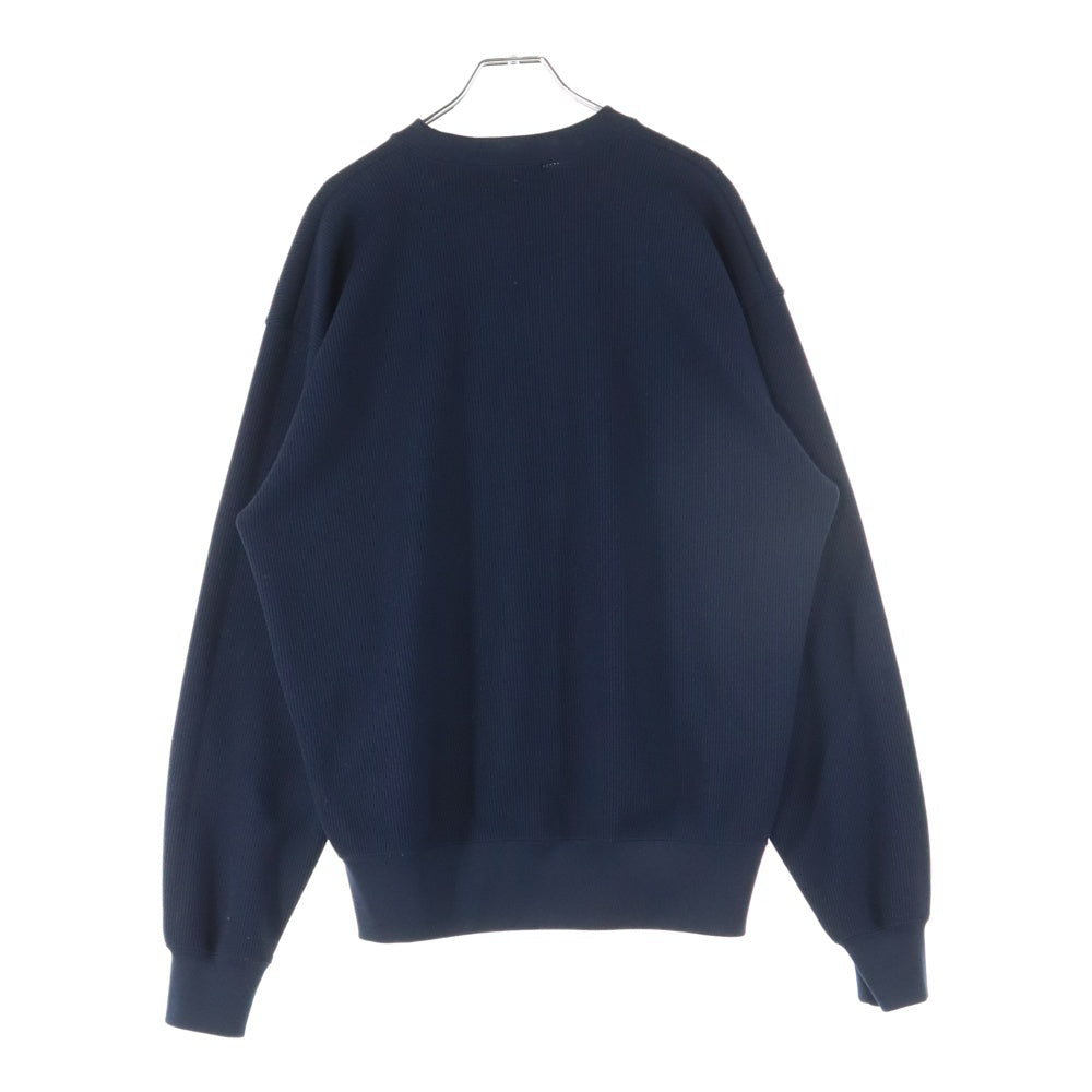 HYSTERIC GLAMOUR(ヒステリックグラマー) Sweatshirt サーマル クルーネックトレーナー ネイビー