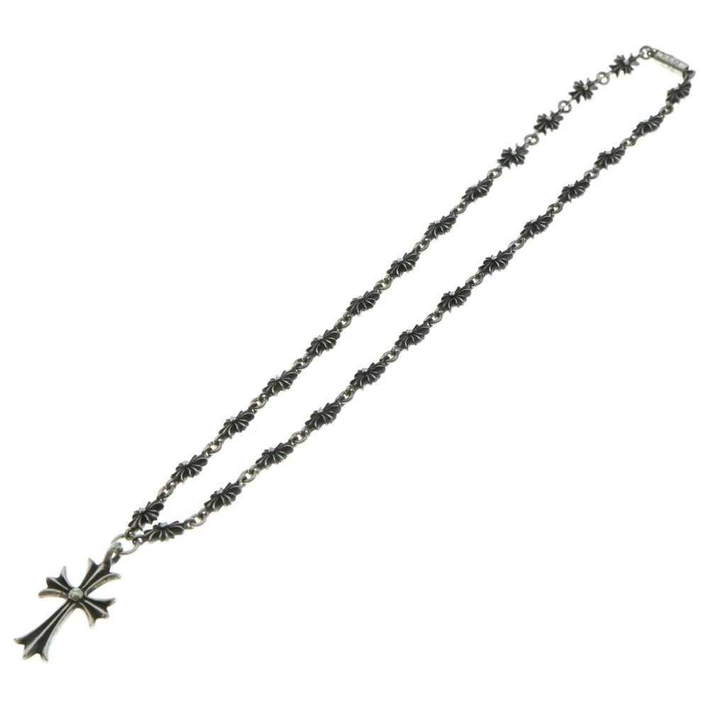 CHROME HEARTS(クロムハーツ) オールド TINY E CH PLS TINY CH CROSS タイニーE CHプラスリンク タイニーCHクロス ネックレス シルバー