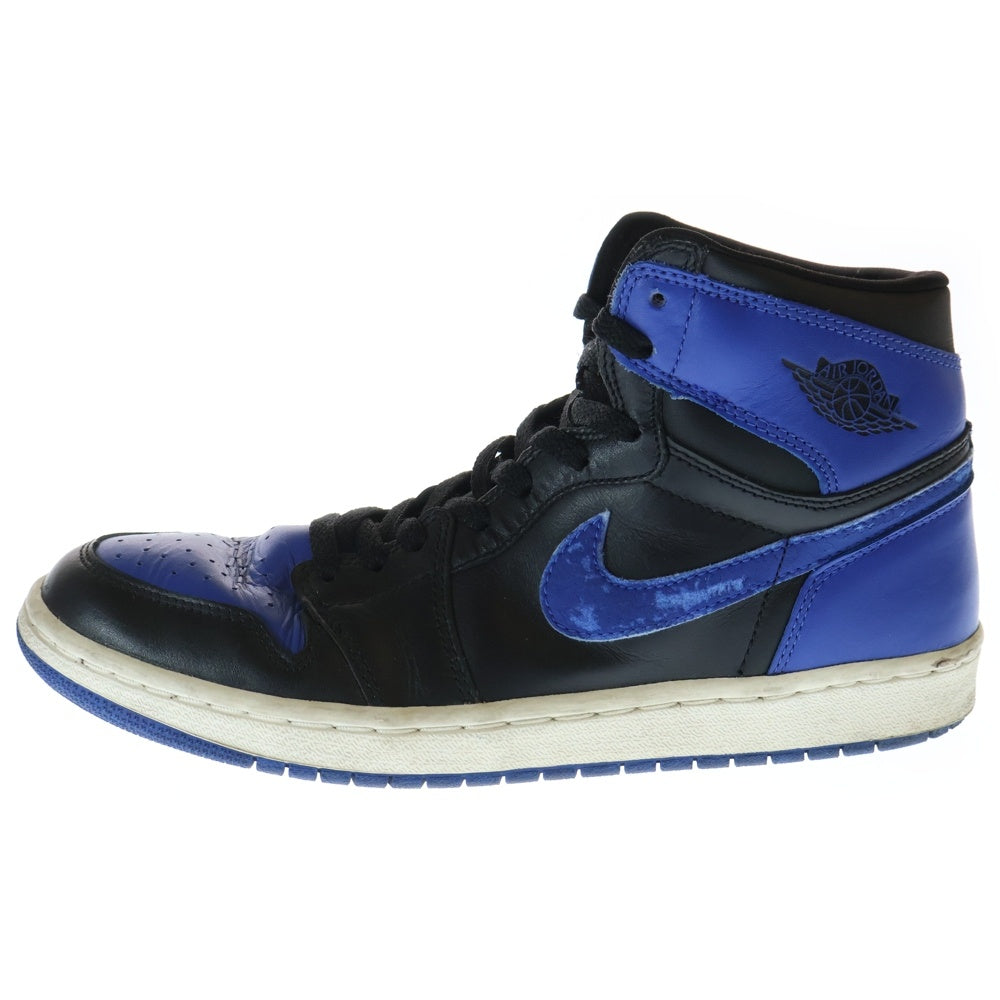 NIKE(ナイキ) 【観賞用2001年製】AIR JORDAN1 RETRO エアジョーダン1 レトロ ハイカットスニーカー ロイヤル ブルー/ブラック US10/28.0cm 136066-041