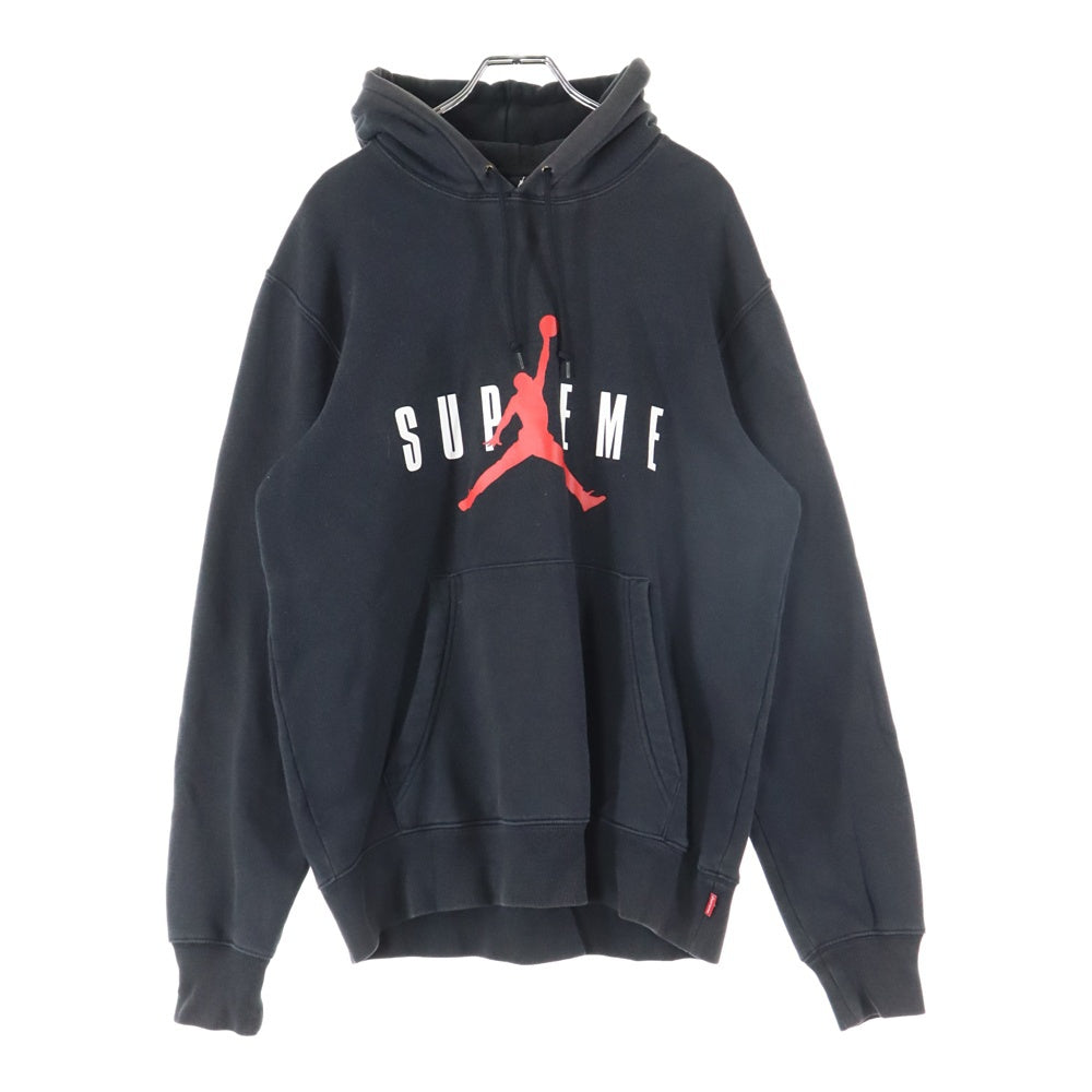 SUPREME(シュプリーム) 24AW ×Nike Jordan Hooded Sweatshirt ナイキ ジョーダン ロゴプリント プルオーバー パーカー フーディ 799705-010