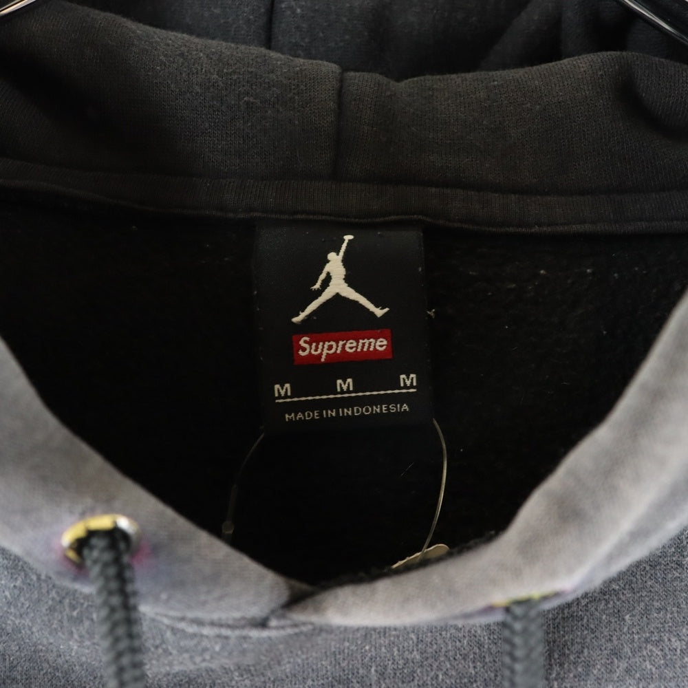 SUPREME(シュプリーム) 24AW ×Nike Jordan Hooded Sweatshirt ナイキ ジョーダン ロゴプリント プルオーバー パーカー フーディ 799705-010