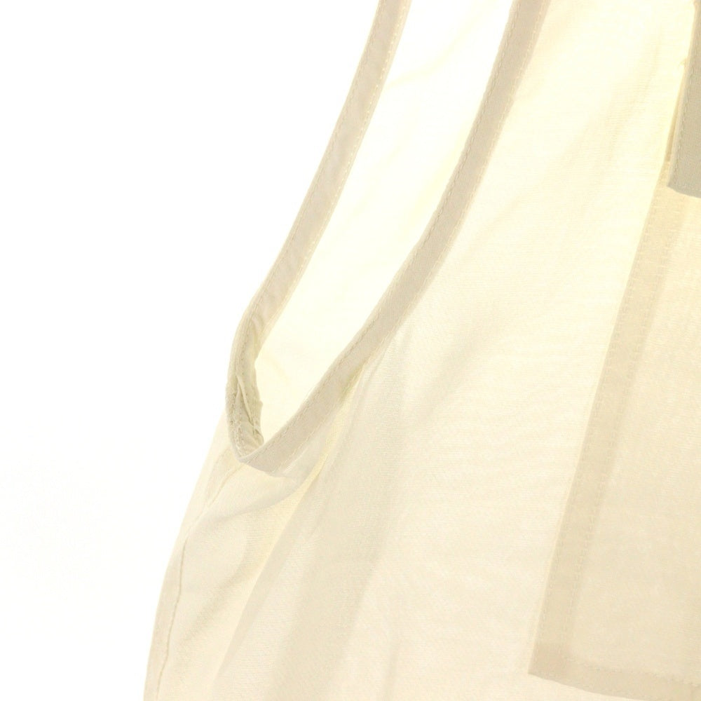 Rick Owens(リックオウエンス) SLEEVELESS JUMBO SHIRT ジャンボ ノースリーブシャツ アイボリー RP01B4725-OR
