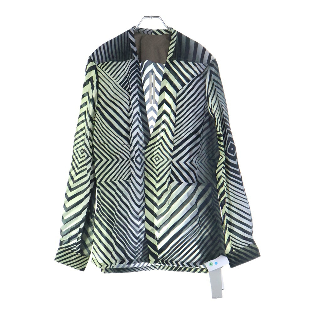 Rick Owens(リックオウエンス) 23AW FOGPOCKET SECRET LARRY ラリーシャツ 長袖シャツ ブラック RU02C7239-JP1