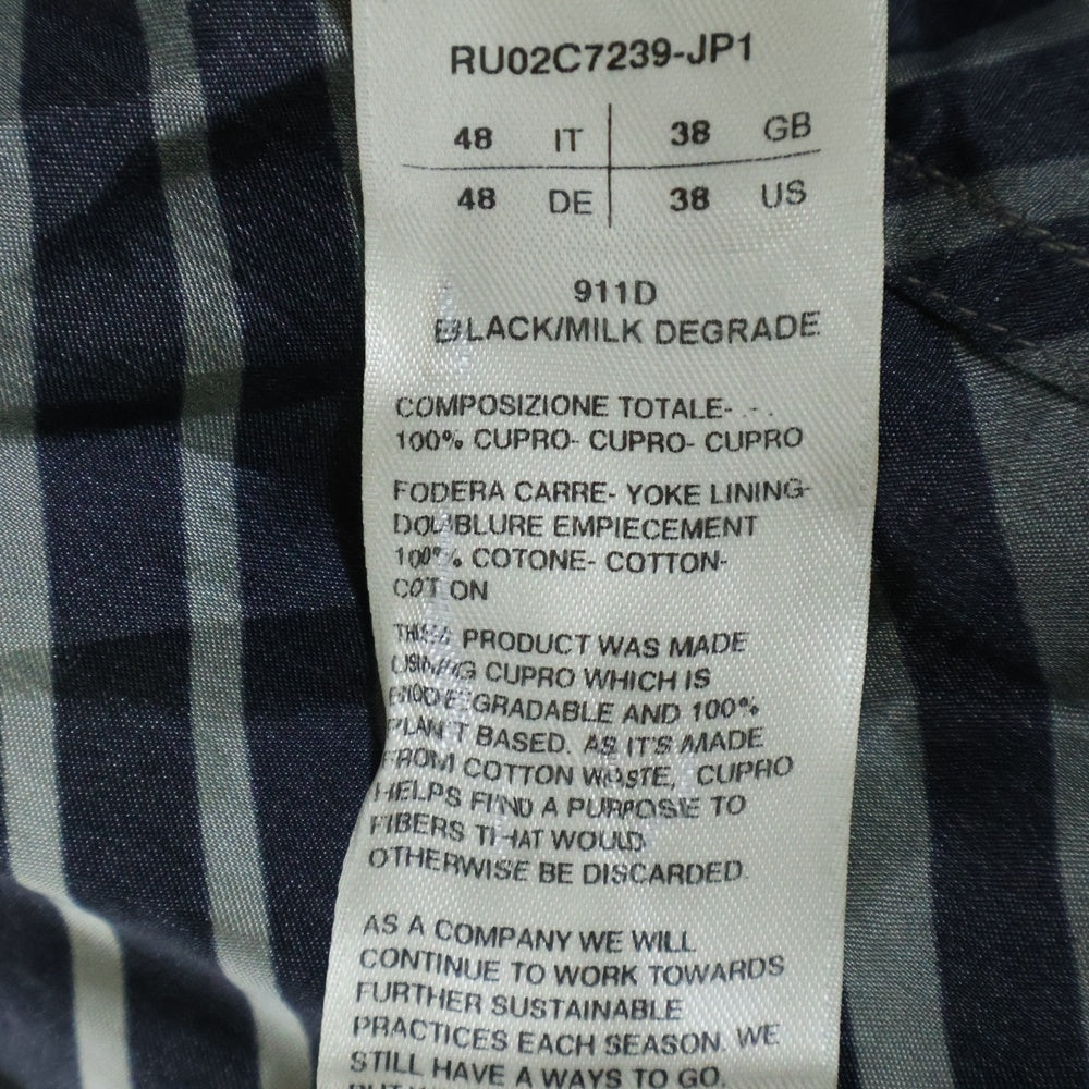 Rick Owens(リックオウエンス) 23AW FOGPOCKET SECRET LARRY ラリーシャツ 長袖シャツ ブラック RU02C7239-JP1