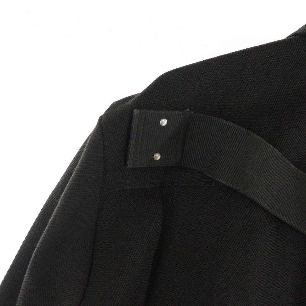 Rick Owens(リックオウエンス) 24AW ALICE STROBE SHIRT アリス ストロボシャツ ジャケット ブラック RP02D3718-WD