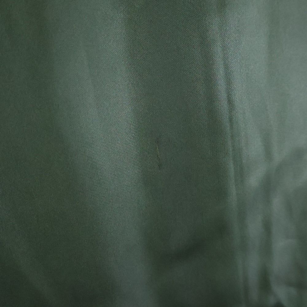 Rick Owens(リックオウエンス) 21AW KAHKI SATIN OUTERSHIRT サテン 長袖シャツ アウターシャツ カーキ RP02A7720-QLX