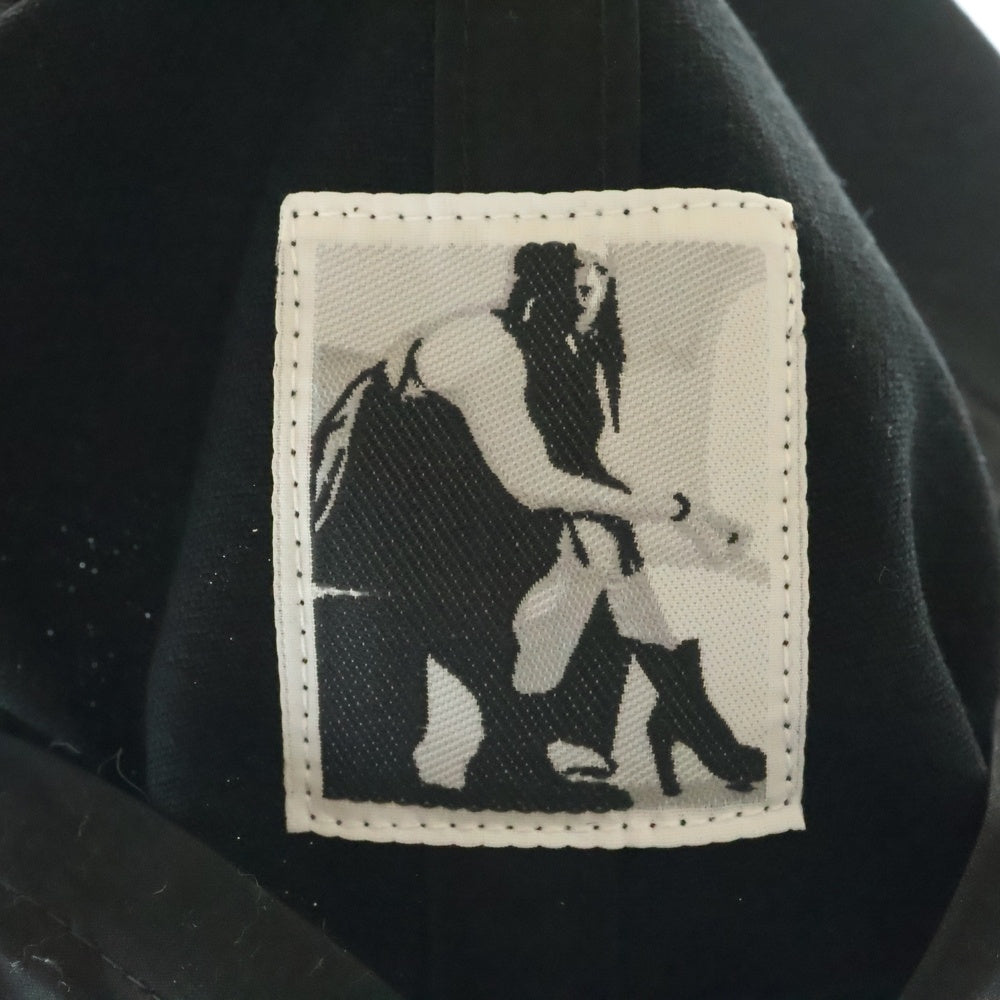 DRKSHDW(ダークシャドウ) 24AW ロゴ刺繍 6パネルデザイン ベースボールキャップ 帽子 ブラック DA02D2478-DOEM10