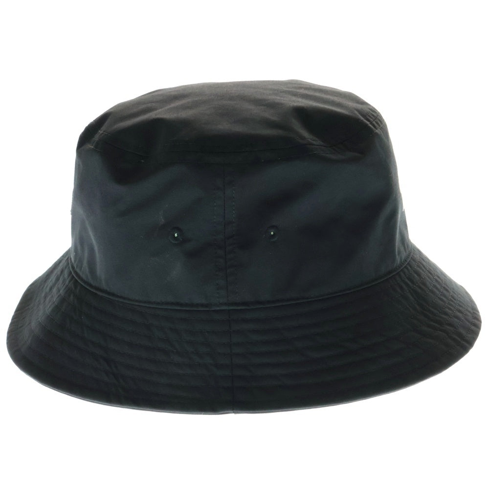 COMME des GARCONS HOMME(コムデギャルソンオム) NYLON WEATHER HAT BRIEFING ロゴプリント バケットハット 帽子 ブラック HO-K602