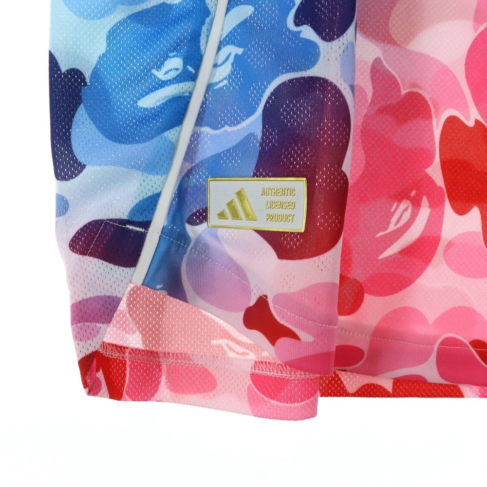 adidas(アディダス) ×A BATHING APE FB Jersey アベイシングエイプ 総柄半袖Tシャツ メッシュジャージー マルチ KA0040
