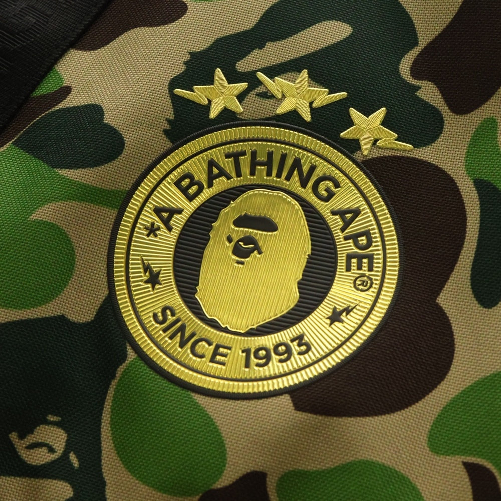 adidas(アディダス) ×A BATHING APE BAPE DUFFLE BAG アベイシングエイプ カモフラージュ 迷彩ダッフルバッグ カーキ JY8236
