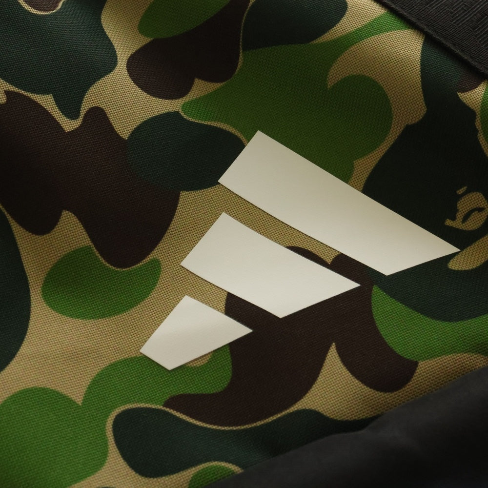 adidas(アディダス) ×A BATHING APE BAPE DUFFLE BAG アベイシングエイプ カモフラージュ 迷彩ダッフルバッグ カーキ JY8236