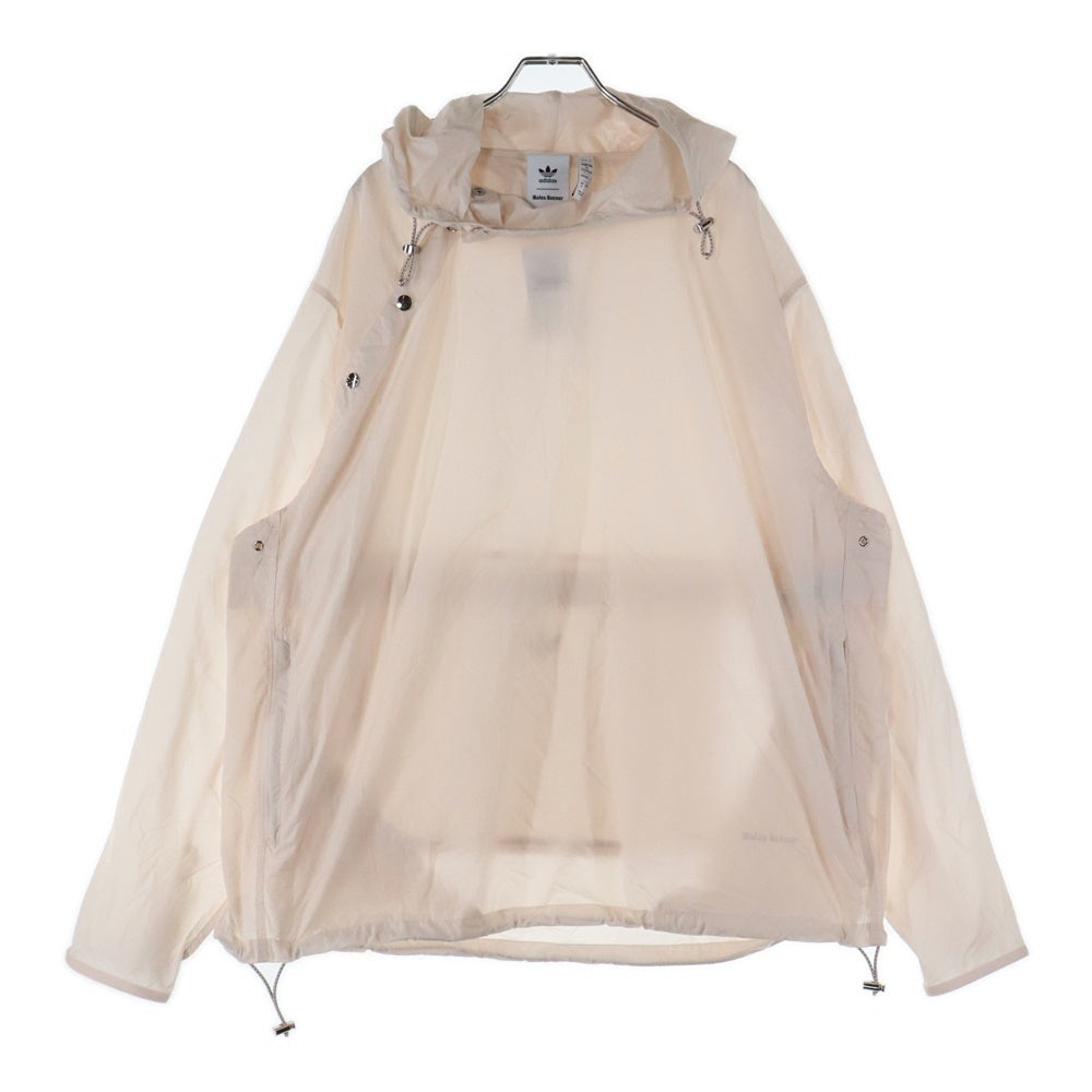 adidas(アディダス) ×Wales Bonner LIGHT ANORAK ウェールズボナー ナイロン アノラックジャケット プルオーバーナイロンパーカー ピンク JM8218