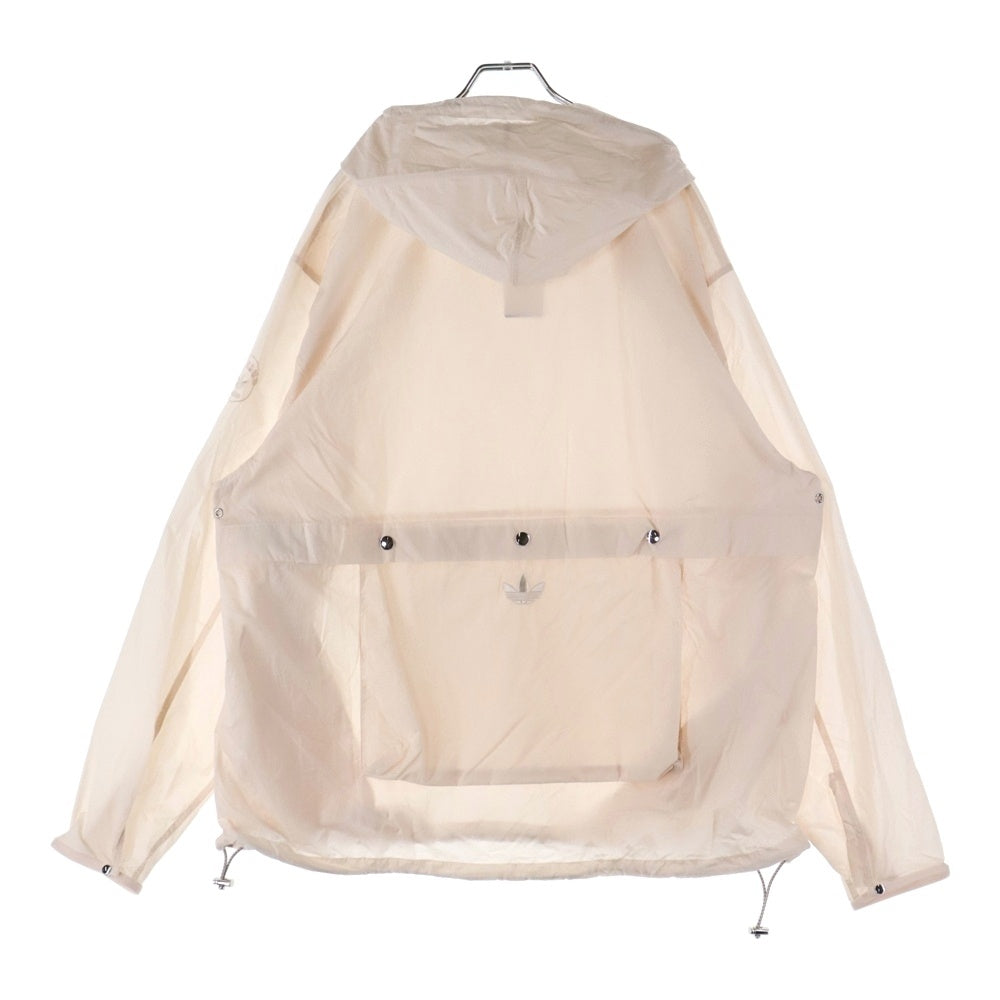 adidas(アディダス) ×Wales Bonner LIGHT ANORAK ウェールズボナー ナイロン アノラックジャケット プルオーバーナイロンパーカー ピンク JM8218