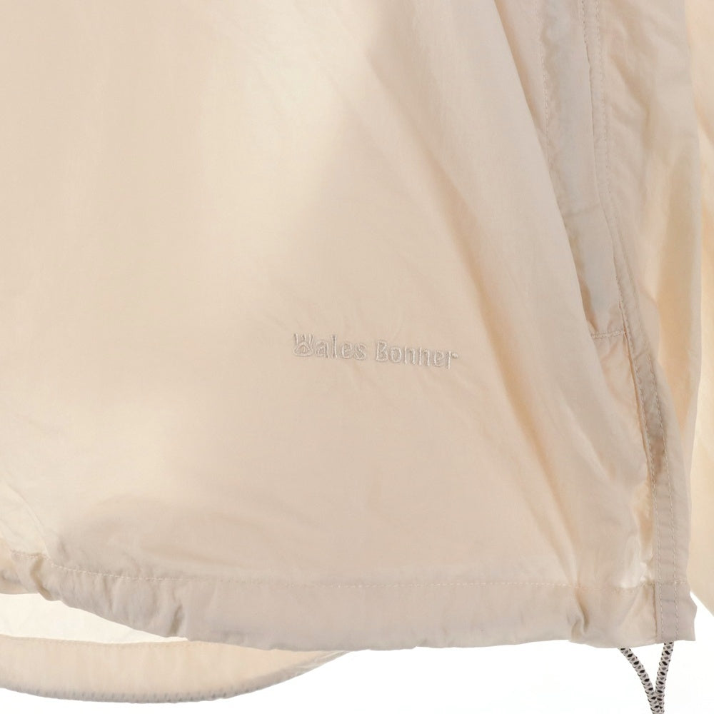 adidas(アディダス) ×Wales Bonner LIGHT ANORAK ウェールズボナー ナイロン アノラックジャケット プルオーバーナイロンパーカー ピンク JM8218