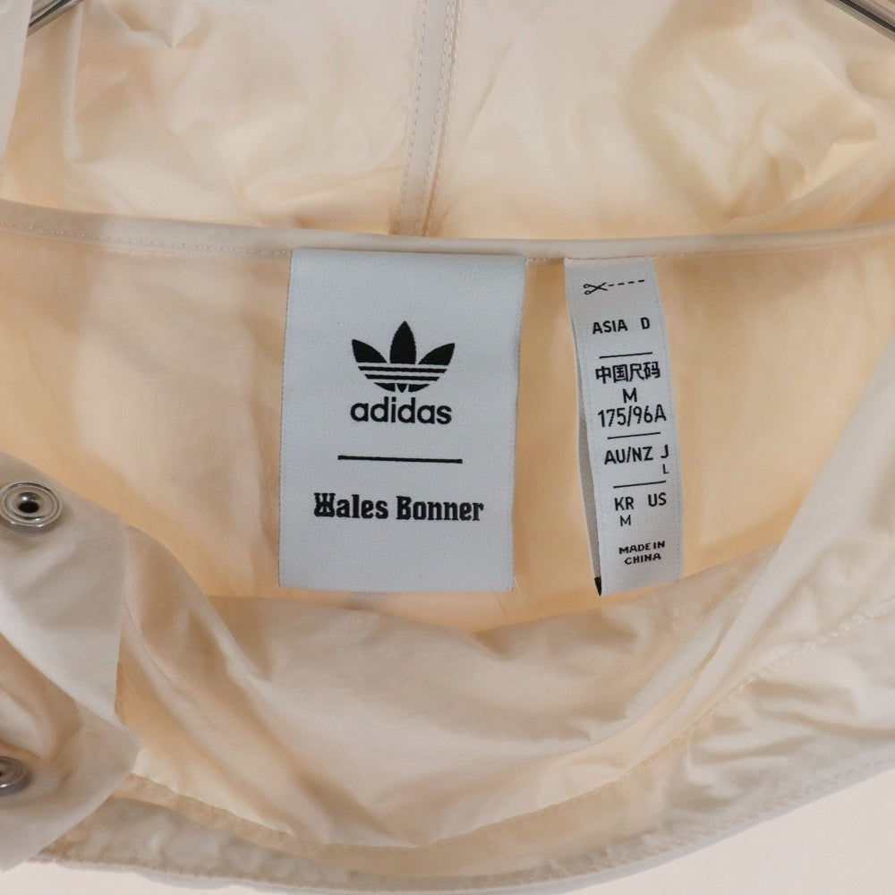 adidas(アディダス) ×Wales Bonner LIGHT ANORAK ウェールズボナー ナイロン アノラックジャケット プルオーバーナイロンパーカー ピンク JM8218