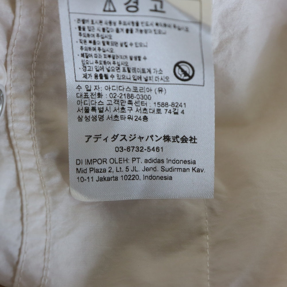 adidas(アディダス) ×Wales Bonner LIGHT ANORAK ウェールズボナー ナイロン アノラックジャケット プルオーバーナイロンパーカー ピンク JM8218