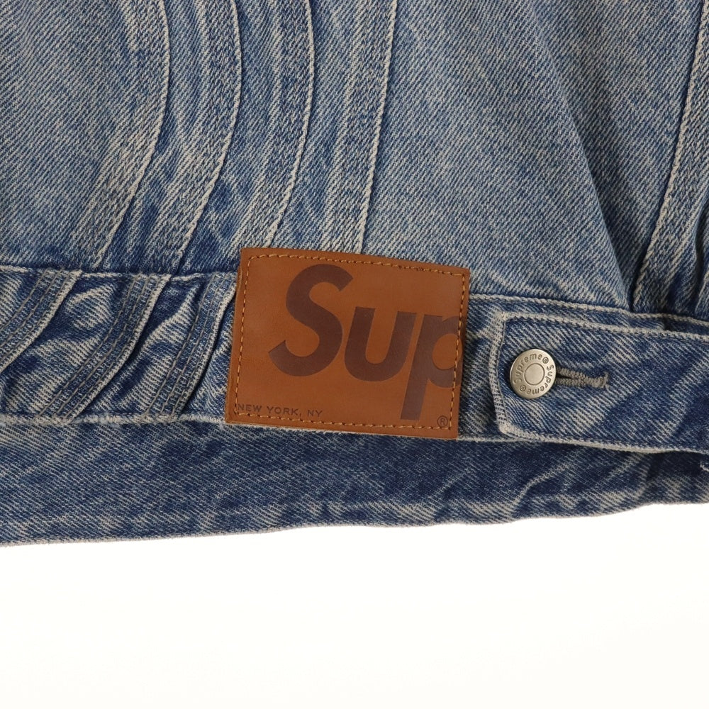 SUPREME(シュプリーム) 24SS S Logo Denim Trucker Jacket Sロゴ デニムトラッカージャケット Gジャン インディゴ