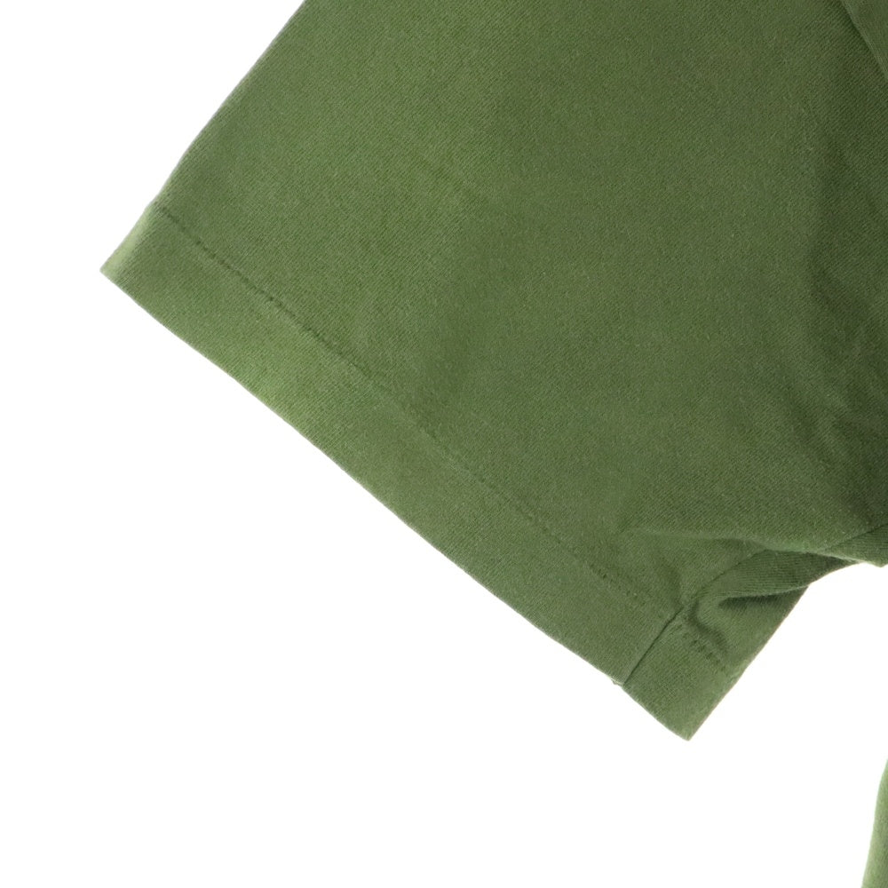 STUSSY(ステューシー) VINTAGE PIL MOTIF FRONT LOGO TEE ヴィンテージ モチーフフロントロゴ カーキ