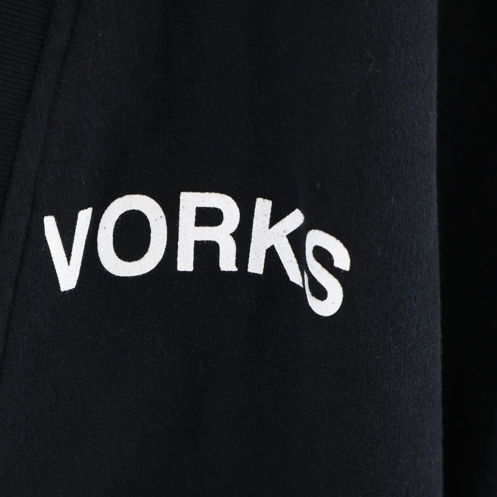 RAF SIMONS(ラフシモンズ) 23SS Tour Cardigan ツアー カーディガン フロントプリント ブラック 222-M178 19004-0099
