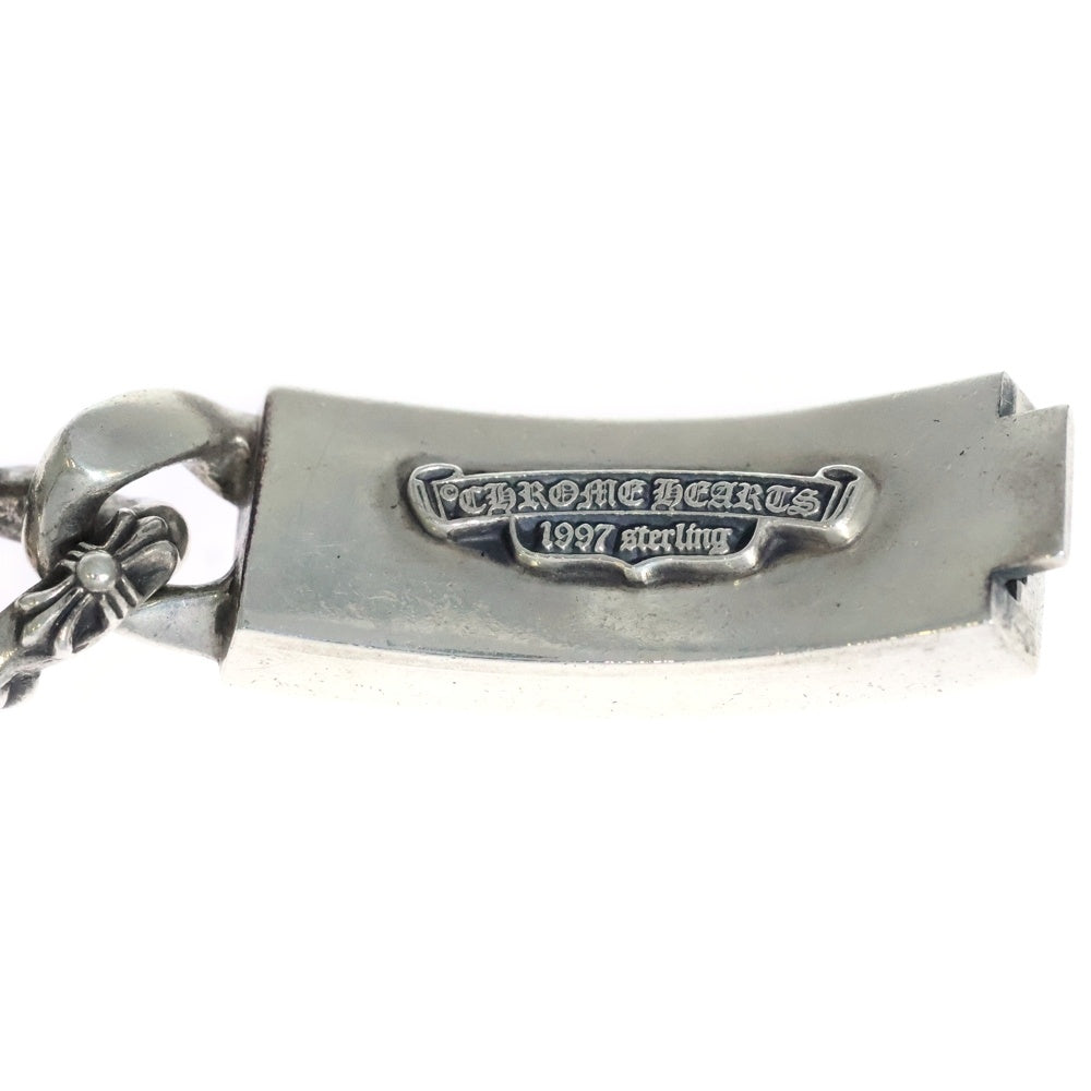 CHROME HEARTS(クロムハーツ) ID FLORAL CRS フローラルクロスIDファンシーリンク ブレスレット 11LINK シルバー