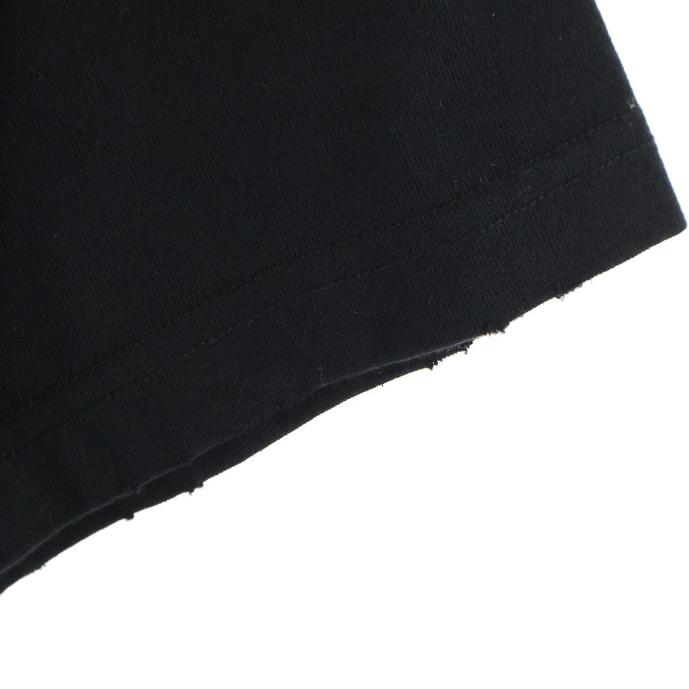 BALENCIAGA(バレンシアガ) 24SS Super Medium Fit Tee スーパー ミディアム フィット 半袖Tシャツ カットソー ブラック 764235 TPVU6