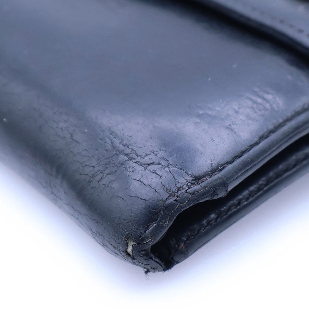 CHROME HEARTS(クロムハーツ) WAVE ウェーブ レザーウォレット 財布 ブラック BCA374