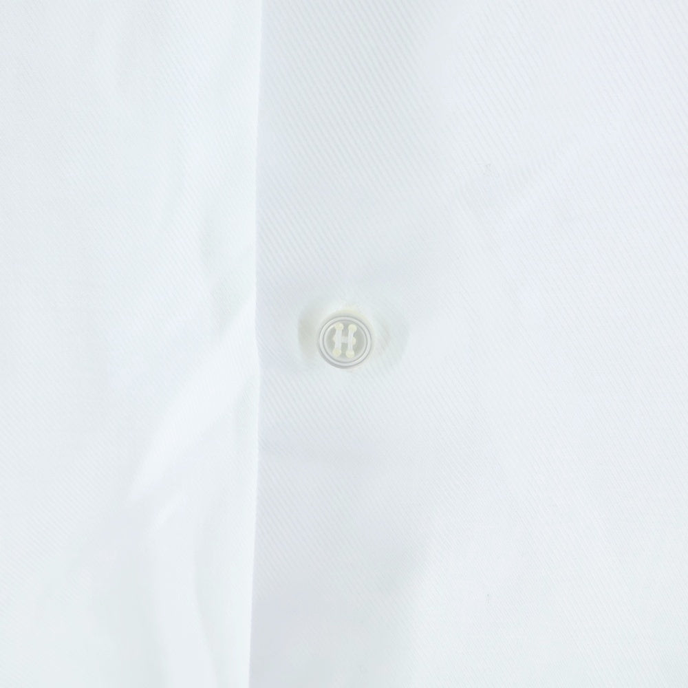 HERMES(エルメス) Shirt セリエボタン 長袖シャツ ホワイト