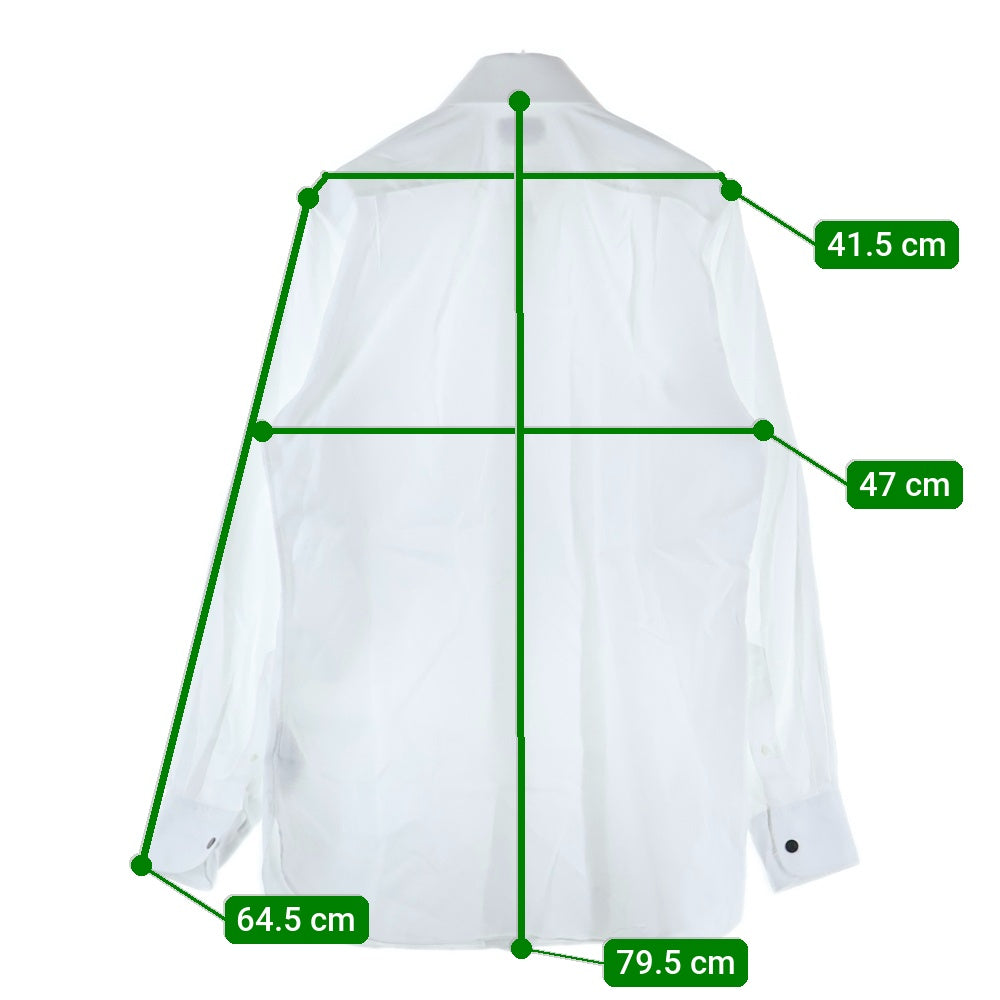 HERMES(エルメス) Shirt セリエボタン 長袖シャツ ホワイト
