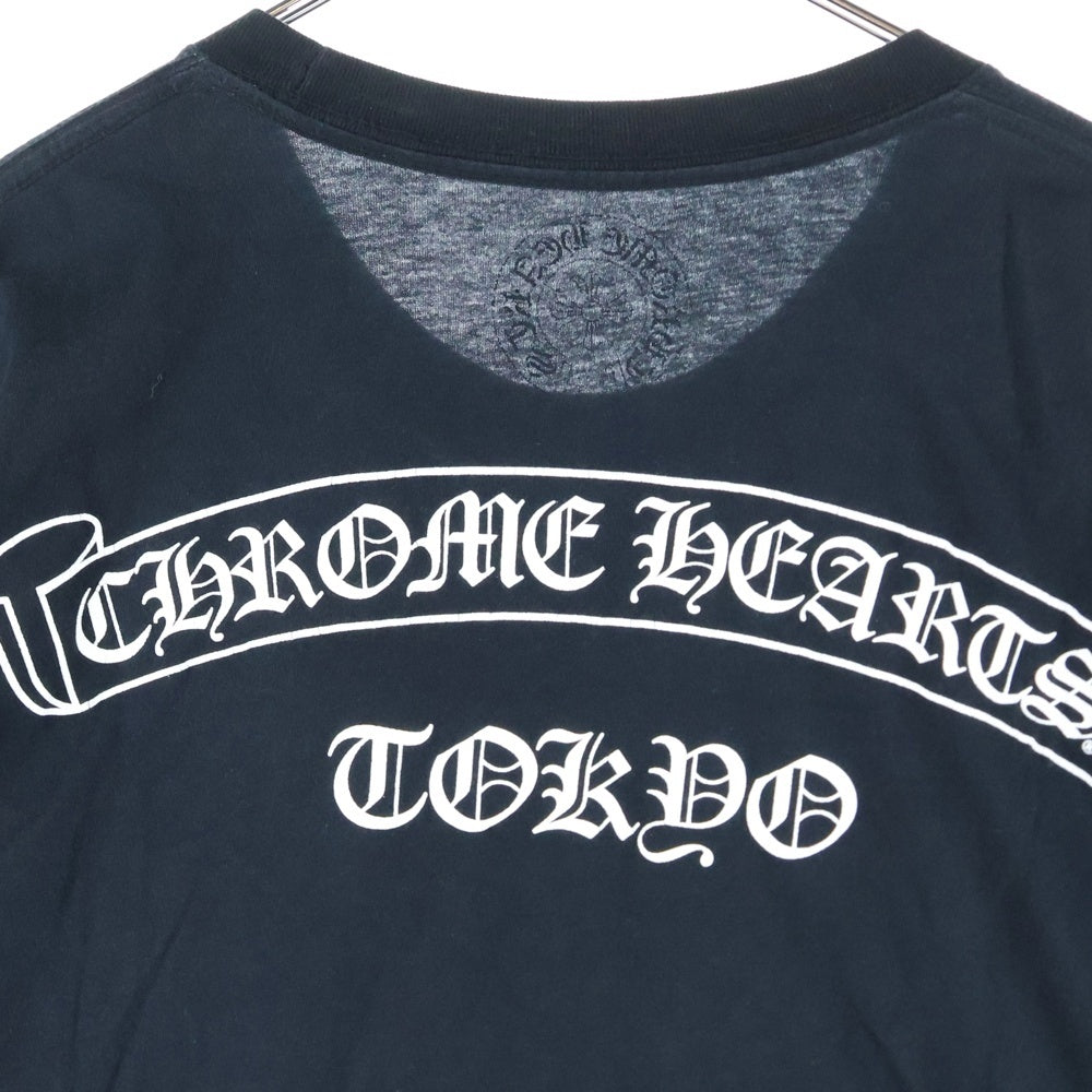 CHROME HEARTS(クロムハーツ) CH T-SHIRT LTD TOKYO 東京限定 バックスクロールプリント 半袖Tシャツ ブラック