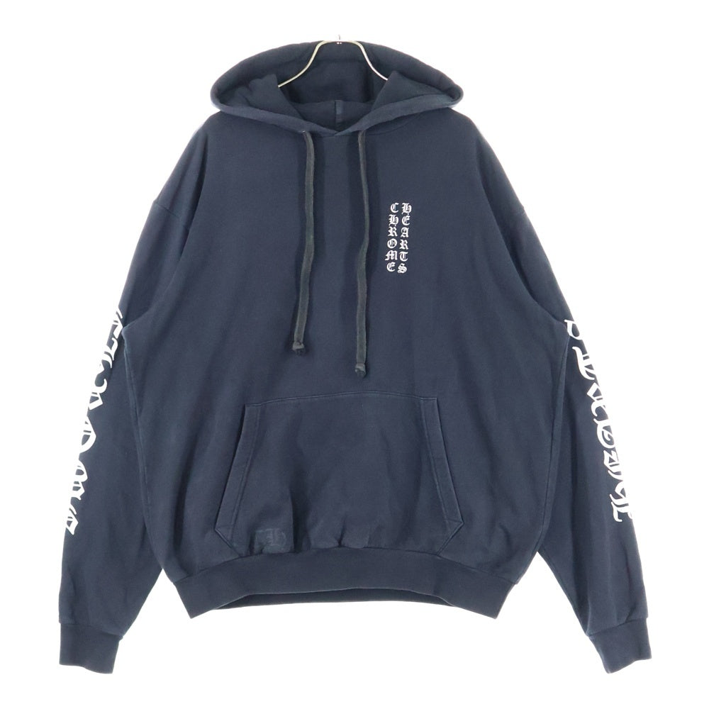 CHROME HEARTS(クロムハーツ) SWTSHRT PLVR アームロゴ プルオーバースウェットパーカー フーディー ブラック