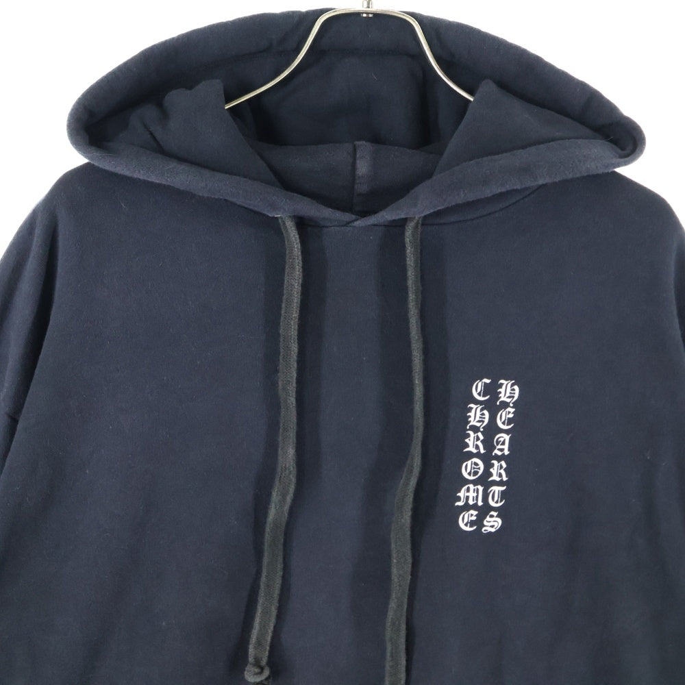 CHROME HEARTS(クロムハーツ) SWTSHRT PLVR アームロゴ プルオーバースウェットパーカー フーディー ブラック