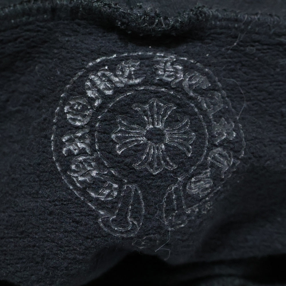 CHROME HEARTS(クロムハーツ) SWTSHRT PLVR アームロゴ プルオーバースウェットパーカー フーディー ブラック