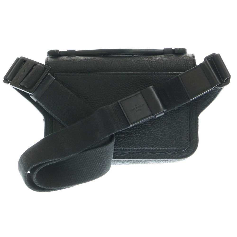 LOUIS VUITTON(ルイヴィトン) トリヨン モノグラム Sロック スリングバッグ レザーショルダーバッグ ブラック M58487